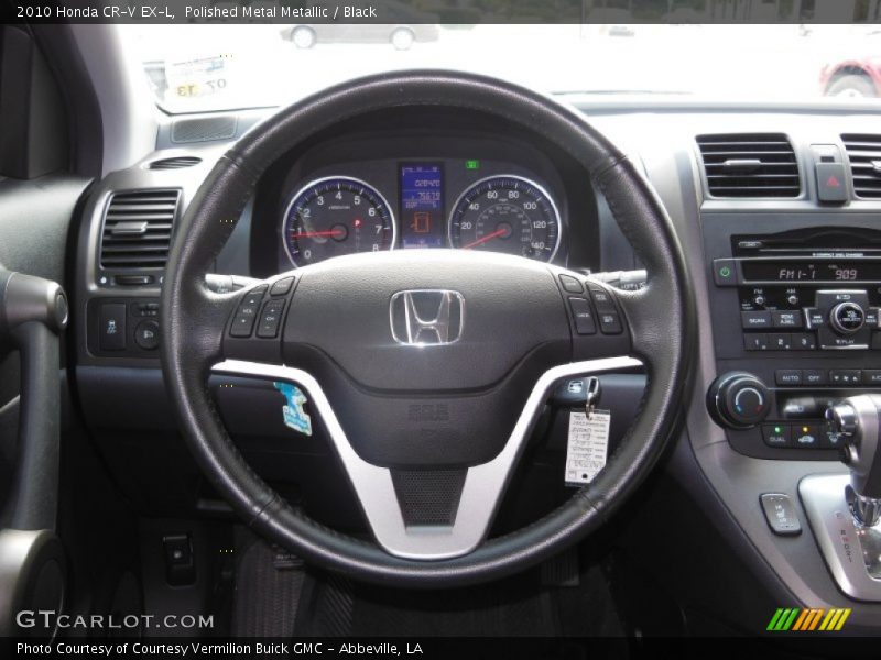 Polished Metal Metallic / Black 2010 Honda CR-V EX-L