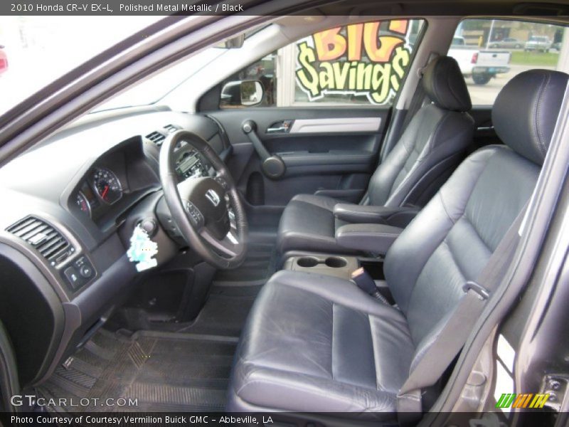 Polished Metal Metallic / Black 2010 Honda CR-V EX-L