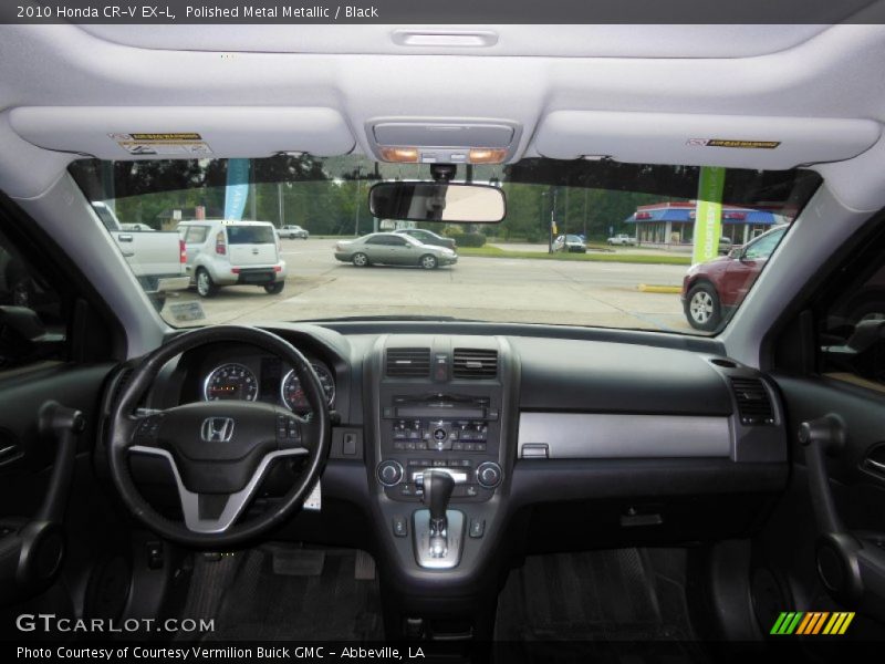 Polished Metal Metallic / Black 2010 Honda CR-V EX-L