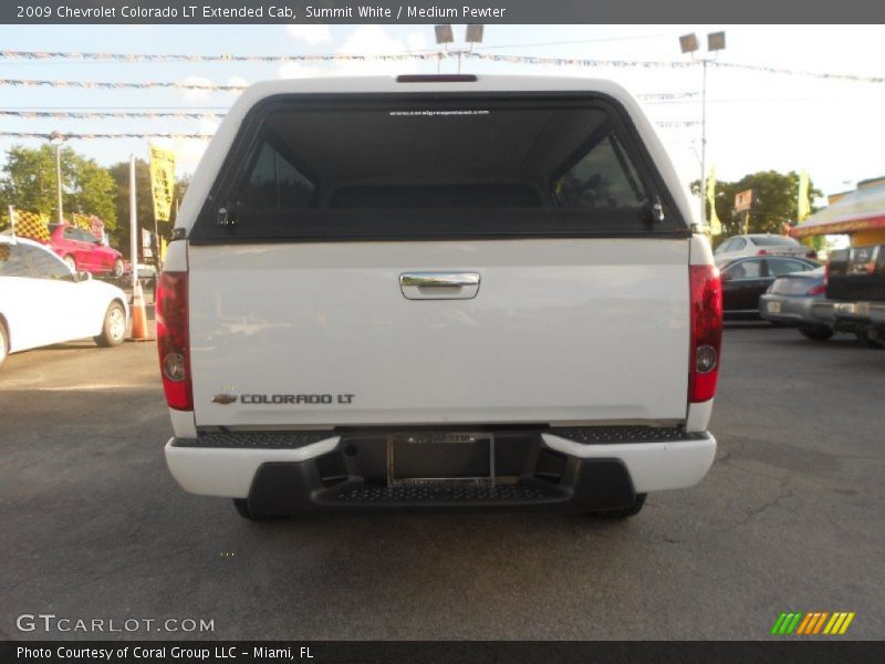 Summit White / Medium Pewter 2009 Chevrolet Colorado LT Extended Cab