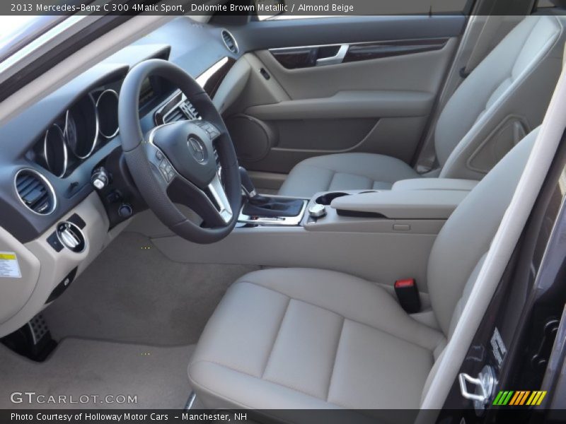 Dolomite Brown Metallic / Almond Beige 2013 Mercedes-Benz C 300 4Matic Sport