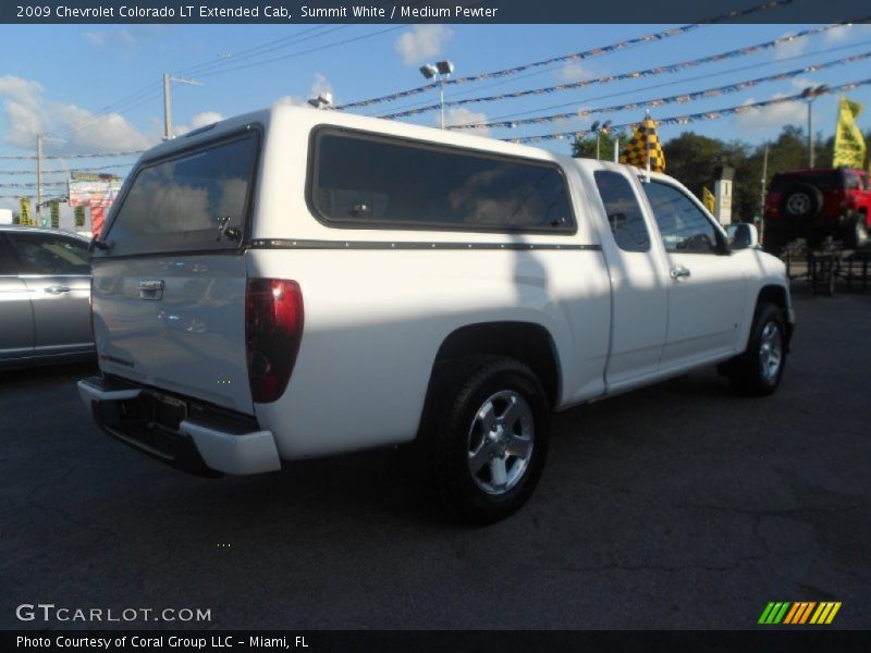 Summit White / Medium Pewter 2009 Chevrolet Colorado LT Extended Cab