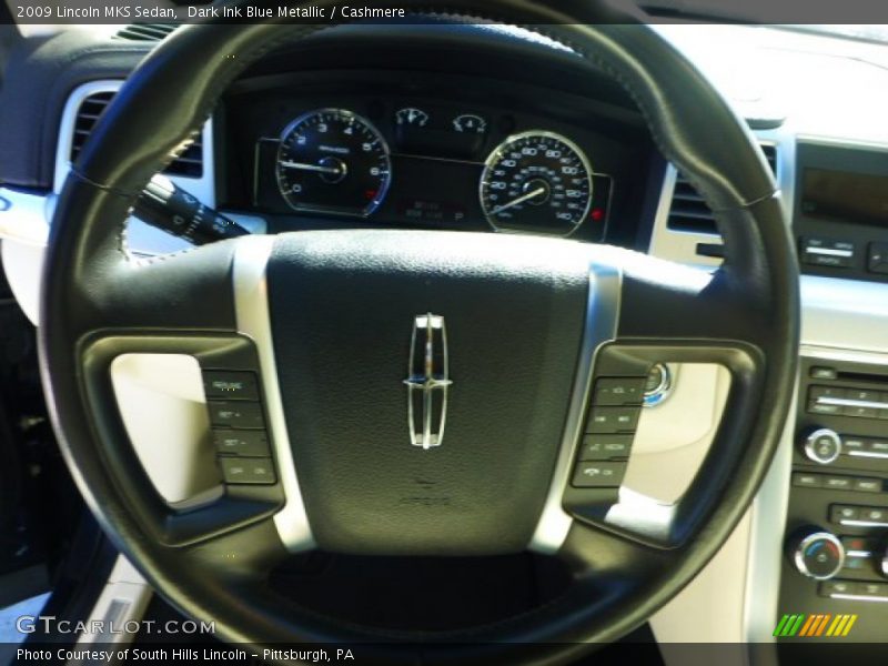 Dark Ink Blue Metallic / Cashmere 2009 Lincoln MKS Sedan
