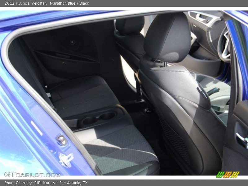 Marathon Blue / Black 2012 Hyundai Veloster