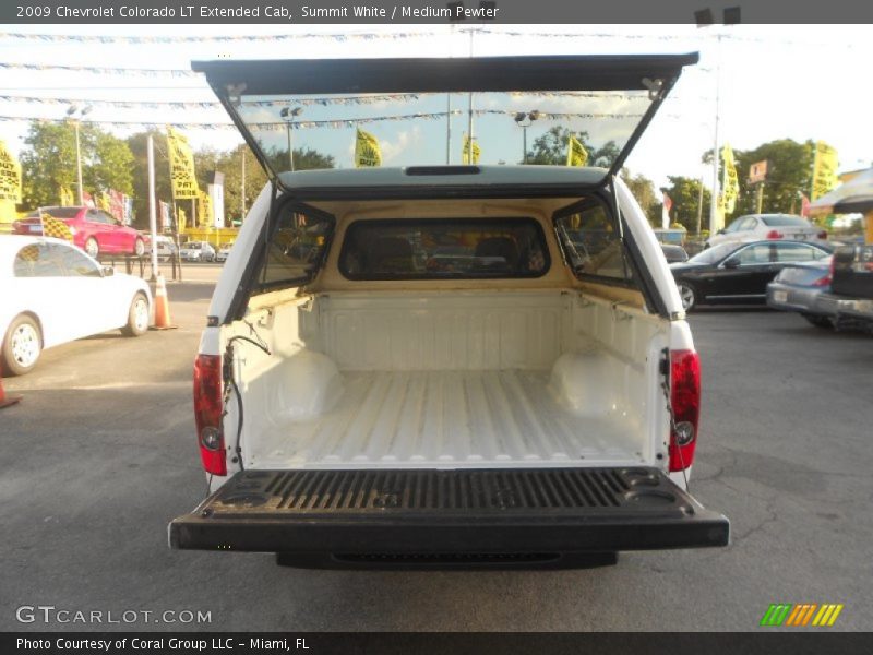 Summit White / Medium Pewter 2009 Chevrolet Colorado LT Extended Cab