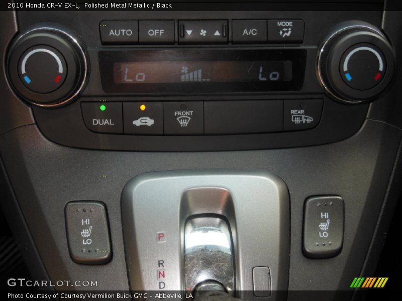 Polished Metal Metallic / Black 2010 Honda CR-V EX-L