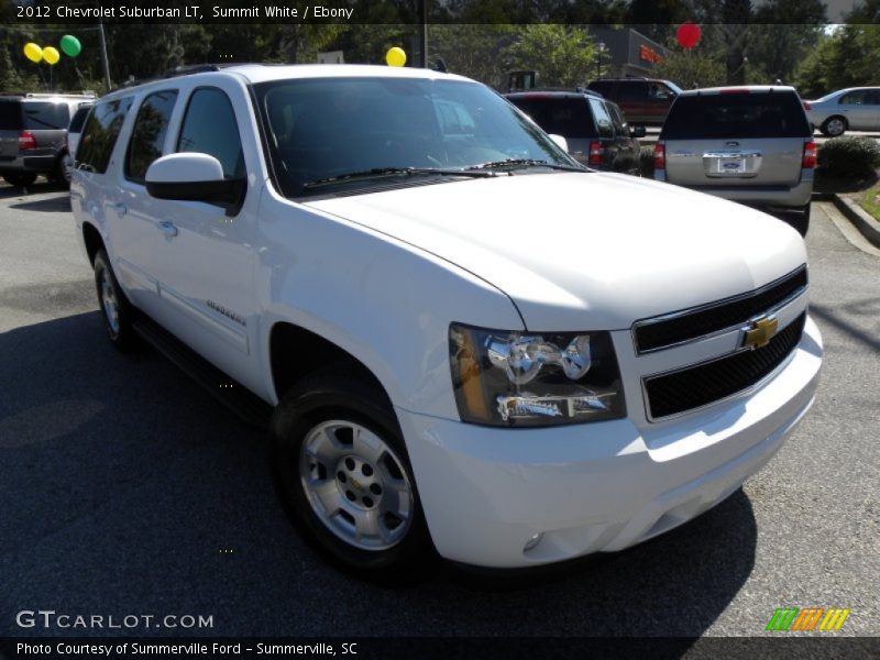 Summit White / Ebony 2012 Chevrolet Suburban LT