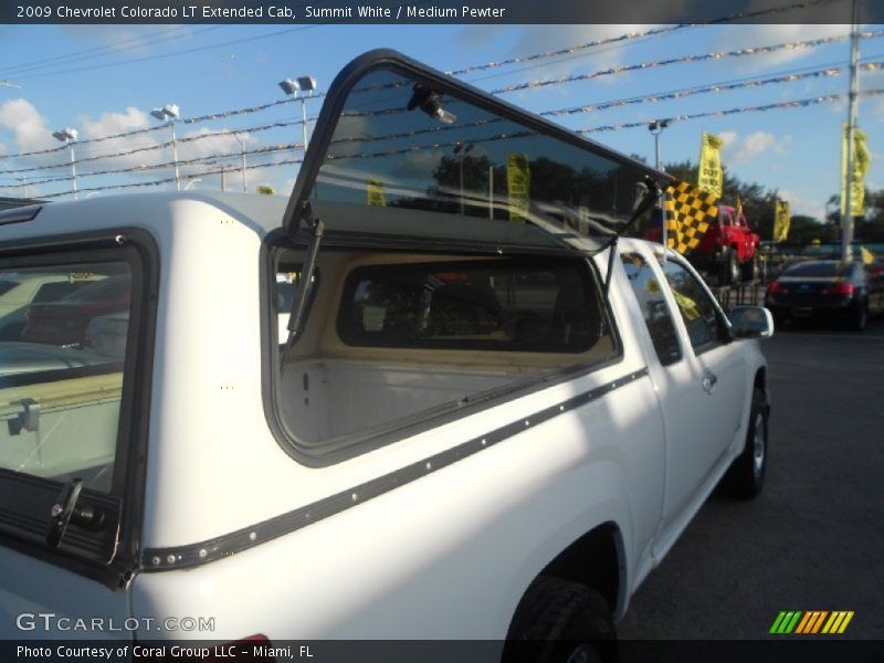Summit White / Medium Pewter 2009 Chevrolet Colorado LT Extended Cab