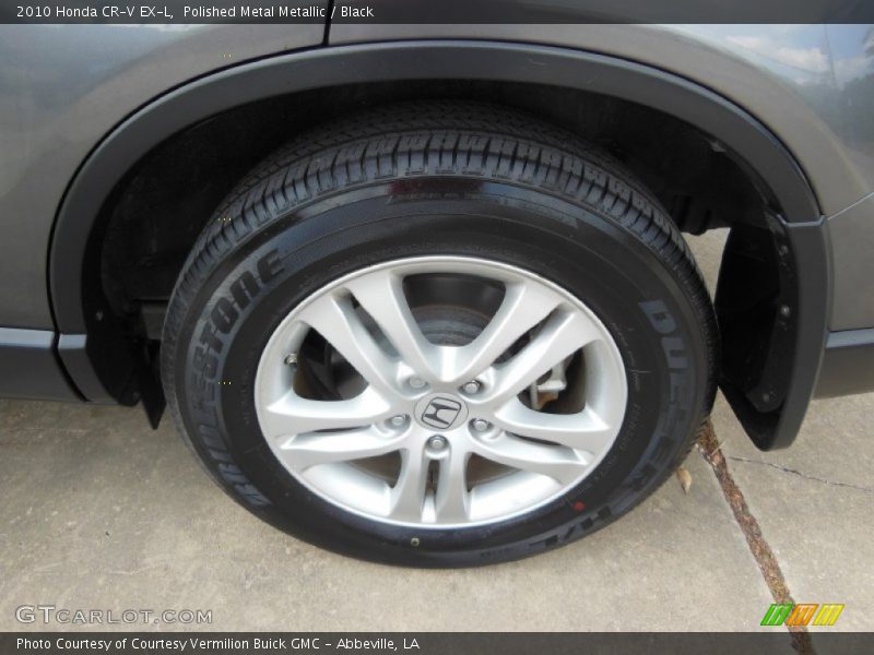 Polished Metal Metallic / Black 2010 Honda CR-V EX-L