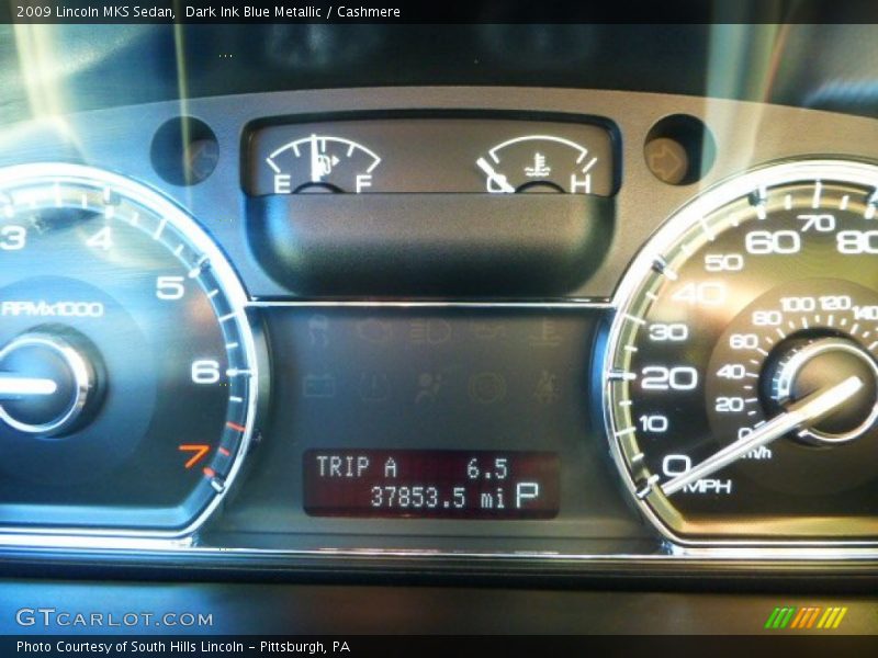 Dark Ink Blue Metallic / Cashmere 2009 Lincoln MKS Sedan