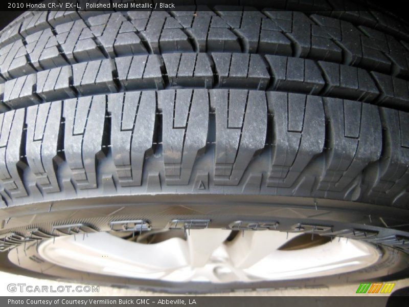 Polished Metal Metallic / Black 2010 Honda CR-V EX-L