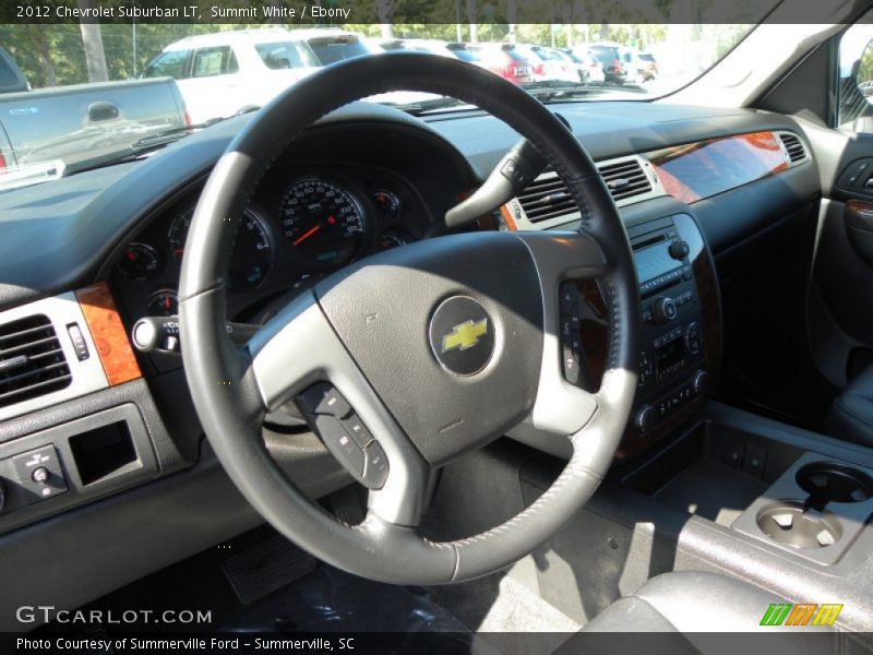 Summit White / Ebony 2012 Chevrolet Suburban LT