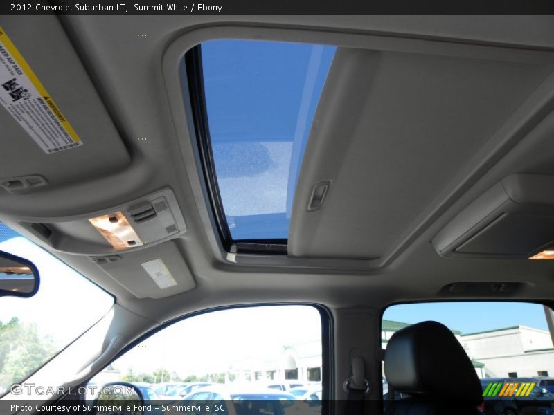 Summit White / Ebony 2012 Chevrolet Suburban LT