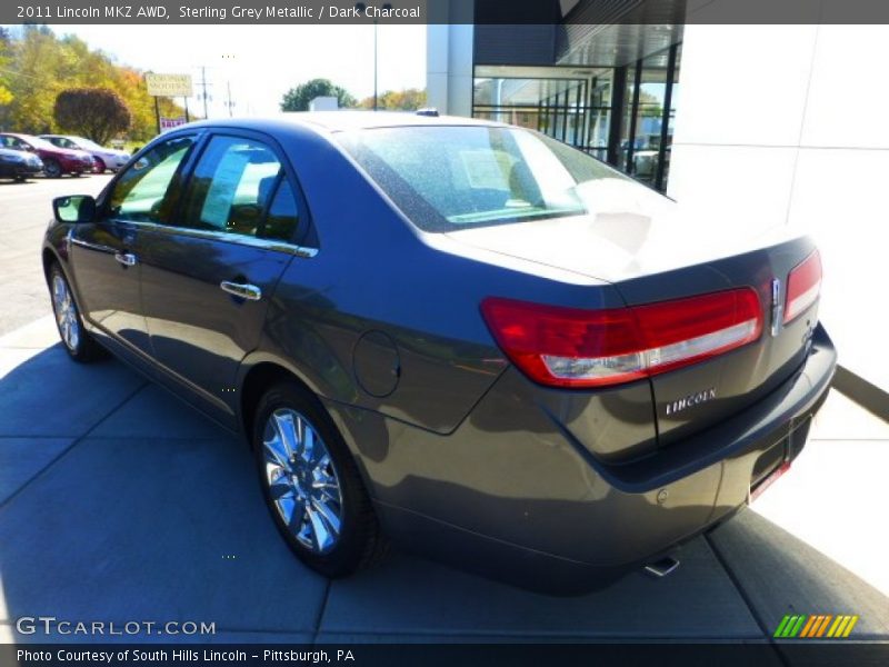 Sterling Grey Metallic / Dark Charcoal 2011 Lincoln MKZ AWD