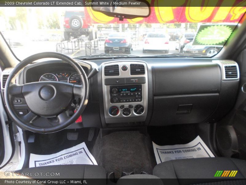 Summit White / Medium Pewter 2009 Chevrolet Colorado LT Extended Cab