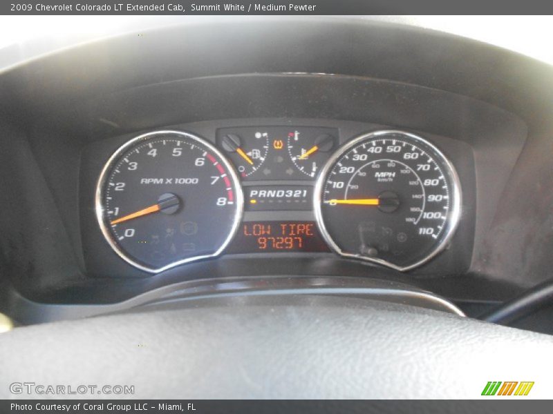 Summit White / Medium Pewter 2009 Chevrolet Colorado LT Extended Cab