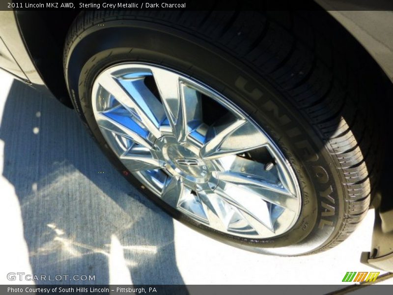 Sterling Grey Metallic / Dark Charcoal 2011 Lincoln MKZ AWD