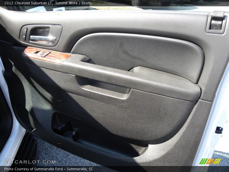 Summit White / Ebony 2012 Chevrolet Suburban LT