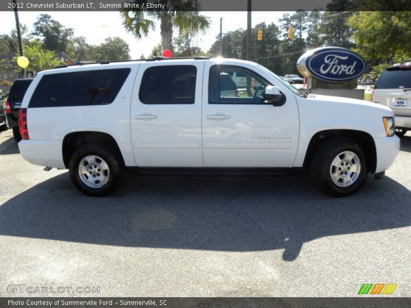 Summit White / Ebony 2012 Chevrolet Suburban LT