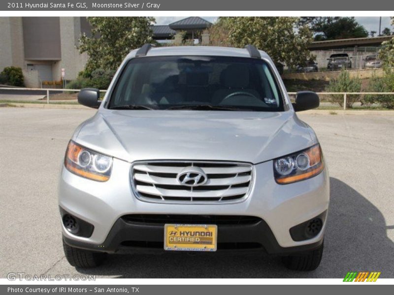 Moonstone Silver / Gray 2011 Hyundai Santa Fe GLS