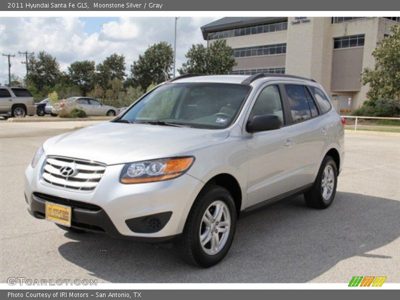 Moonstone Silver / Gray 2011 Hyundai Santa Fe GLS