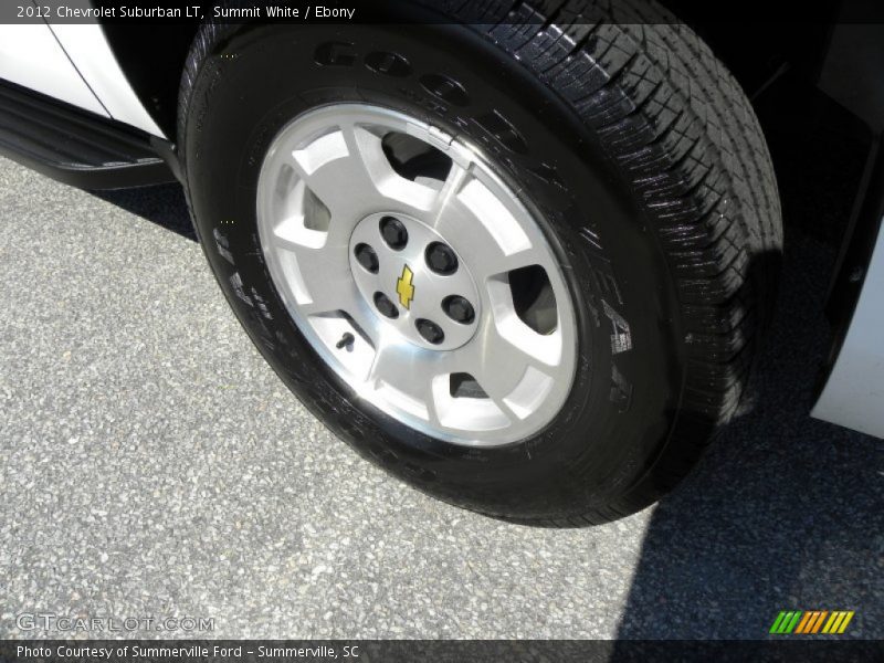 Summit White / Ebony 2012 Chevrolet Suburban LT