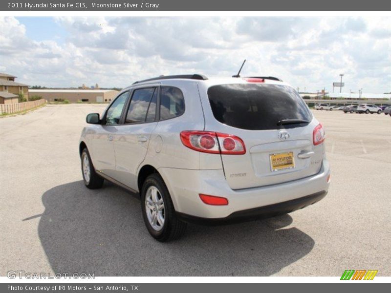 Moonstone Silver / Gray 2011 Hyundai Santa Fe GLS