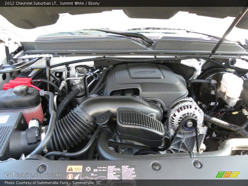 Summit White / Ebony 2012 Chevrolet Suburban LT