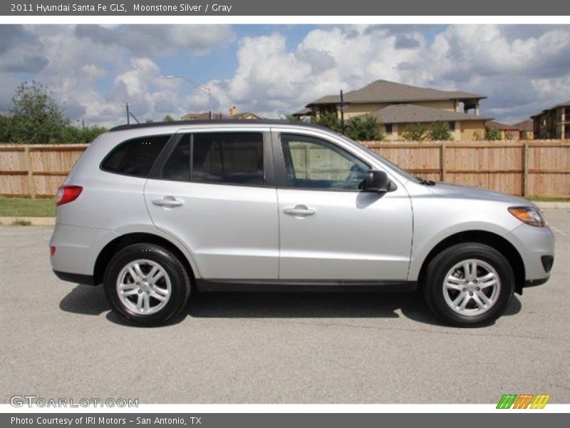 Moonstone Silver / Gray 2011 Hyundai Santa Fe GLS