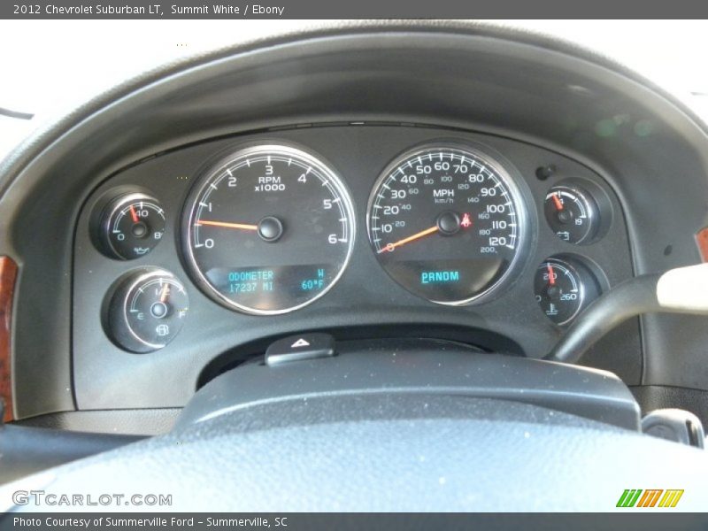 Summit White / Ebony 2012 Chevrolet Suburban LT