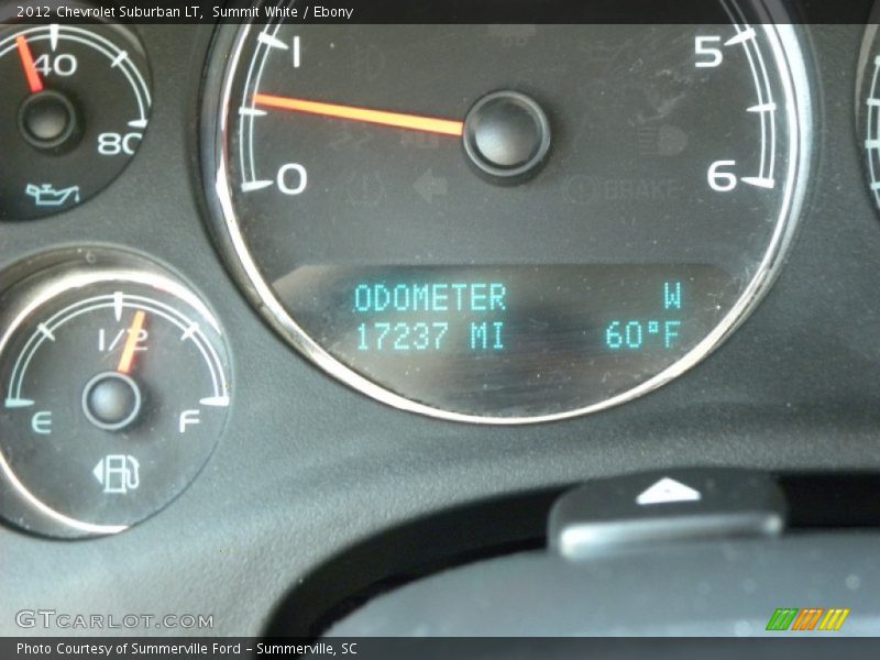 Summit White / Ebony 2012 Chevrolet Suburban LT
