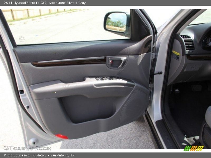 Moonstone Silver / Gray 2011 Hyundai Santa Fe GLS