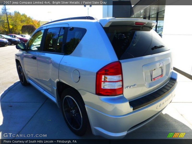 Bright Silver Metallic / Pastel Slate Gray 2007 Jeep Compass Limited 4x4