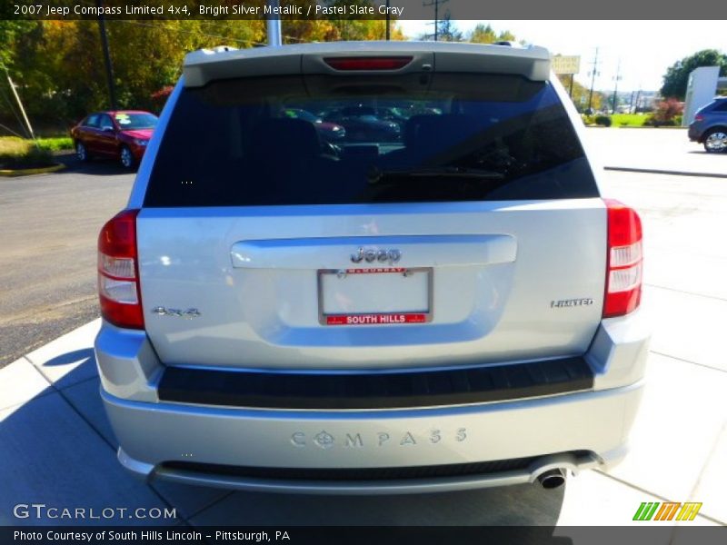 Bright Silver Metallic / Pastel Slate Gray 2007 Jeep Compass Limited 4x4