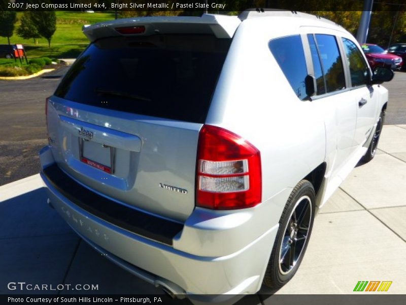 Bright Silver Metallic / Pastel Slate Gray 2007 Jeep Compass Limited 4x4