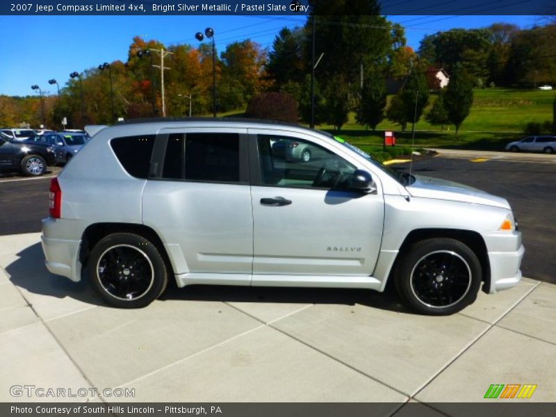 Bright Silver Metallic / Pastel Slate Gray 2007 Jeep Compass Limited 4x4