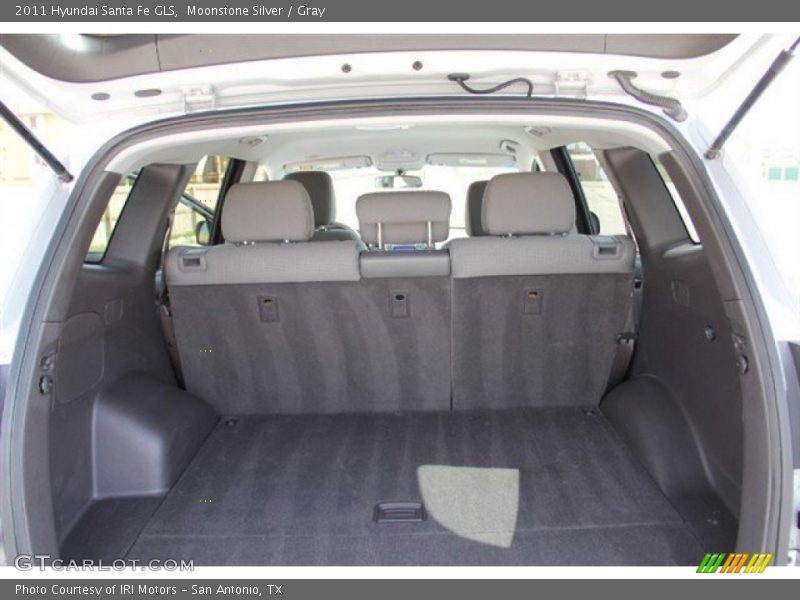 Moonstone Silver / Gray 2011 Hyundai Santa Fe GLS