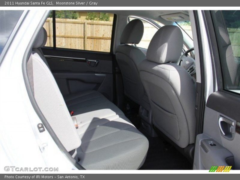 Moonstone Silver / Gray 2011 Hyundai Santa Fe GLS