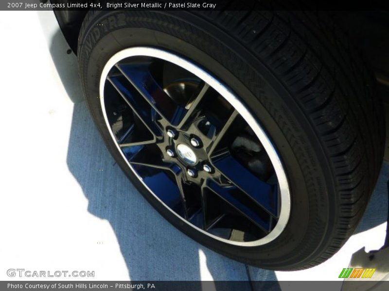 Bright Silver Metallic / Pastel Slate Gray 2007 Jeep Compass Limited 4x4