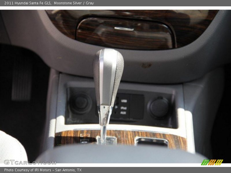 Moonstone Silver / Gray 2011 Hyundai Santa Fe GLS