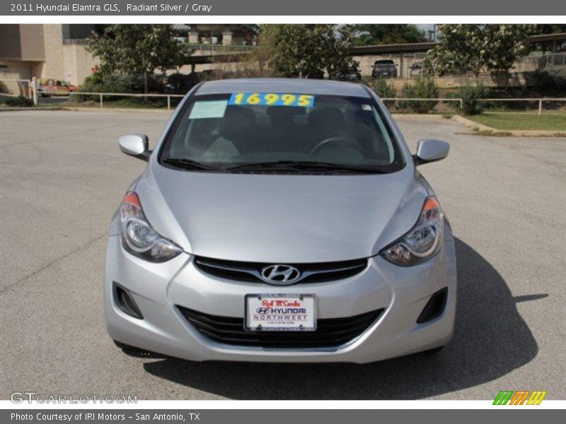 Radiant Silver / Gray 2011 Hyundai Elantra GLS