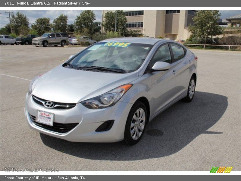Radiant Silver / Gray 2011 Hyundai Elantra GLS