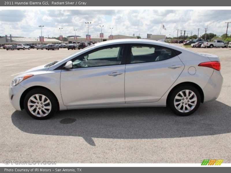 Radiant Silver / Gray 2011 Hyundai Elantra GLS