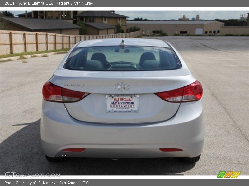 Radiant Silver / Gray 2011 Hyundai Elantra GLS