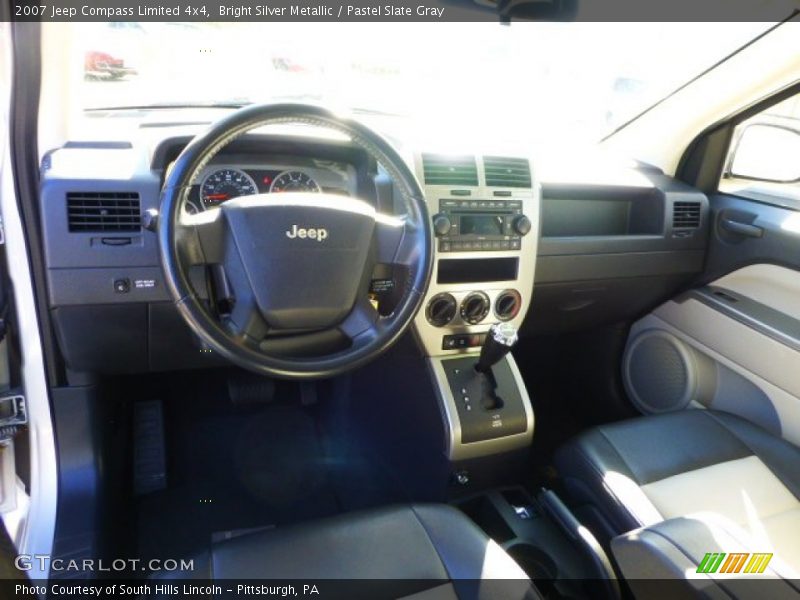 Bright Silver Metallic / Pastel Slate Gray 2007 Jeep Compass Limited 4x4