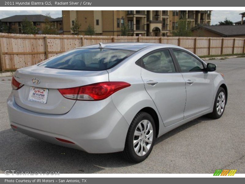 Radiant Silver / Gray 2011 Hyundai Elantra GLS
