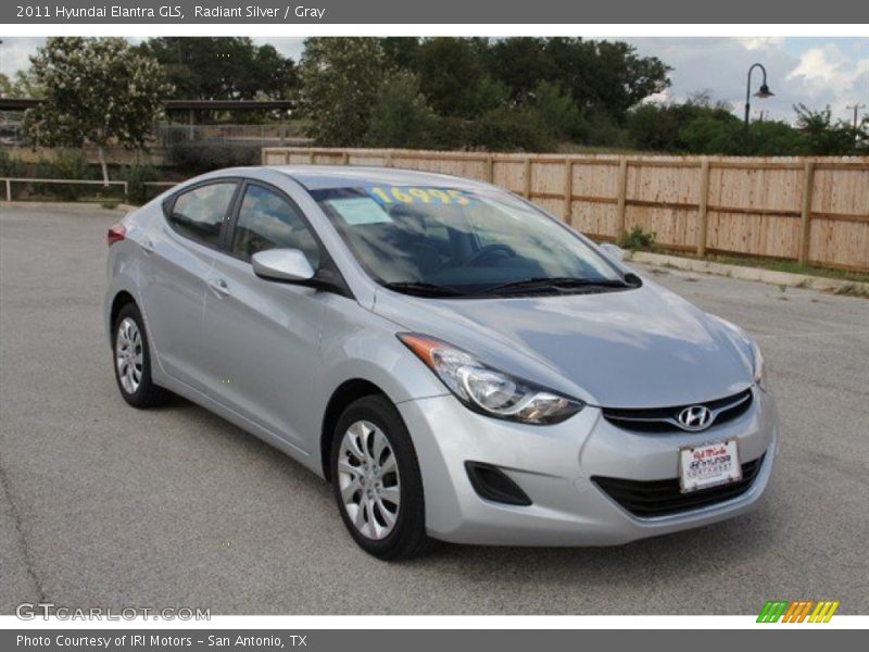 Radiant Silver / Gray 2011 Hyundai Elantra GLS