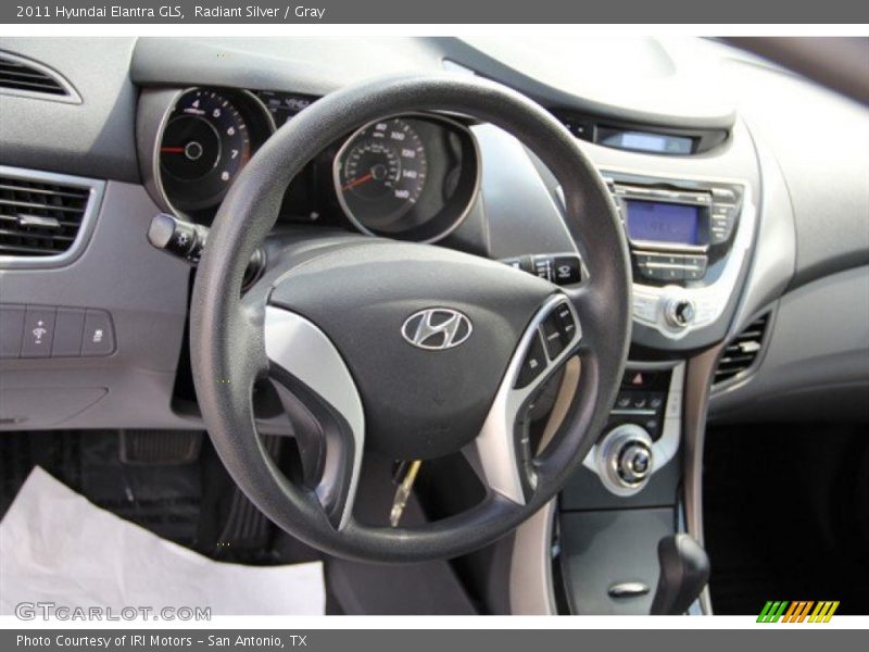 Radiant Silver / Gray 2011 Hyundai Elantra GLS