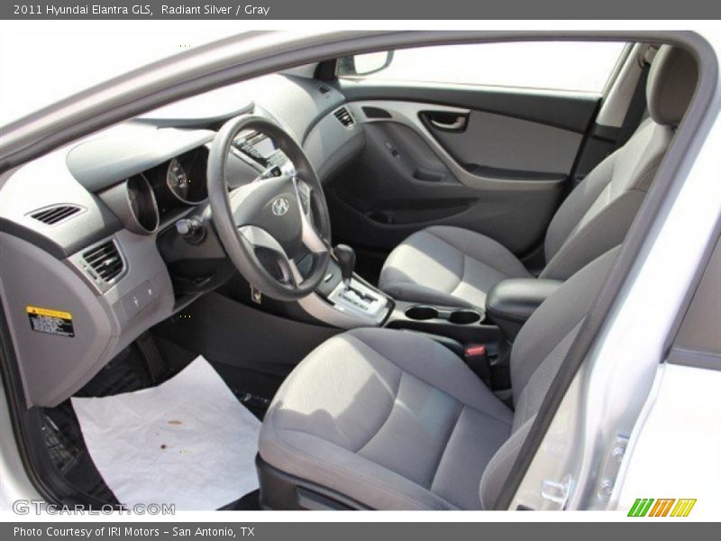 Radiant Silver / Gray 2011 Hyundai Elantra GLS