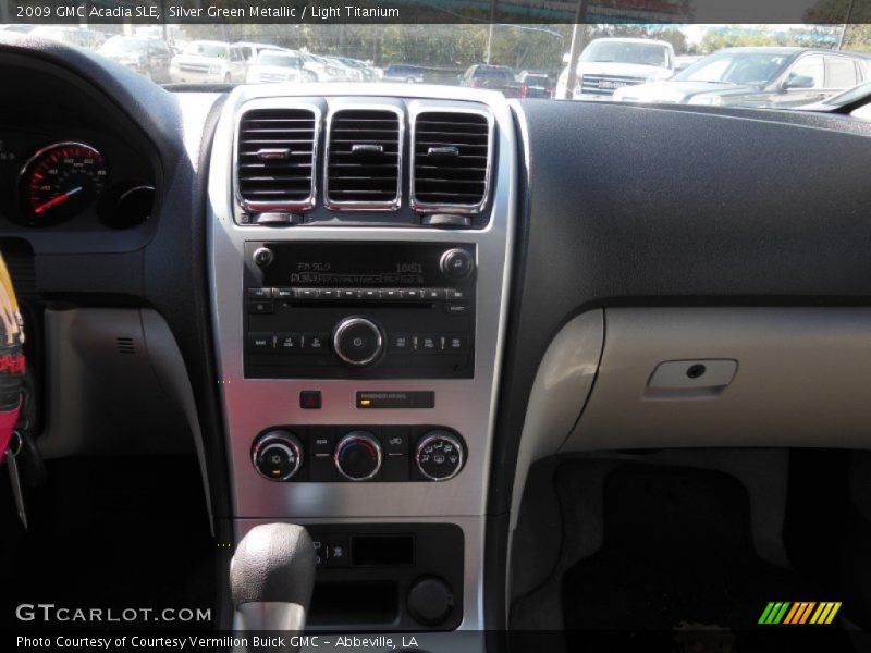 Silver Green Metallic / Light Titanium 2009 GMC Acadia SLE